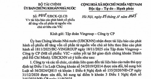 UBCKNN phản hồi về thương vụ lớn nhất lịch sử của Vingroup