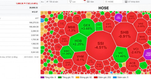 [VIDEO] VN-Index 26/11/2025: 'Bão' tài khoản nhà đầu tư