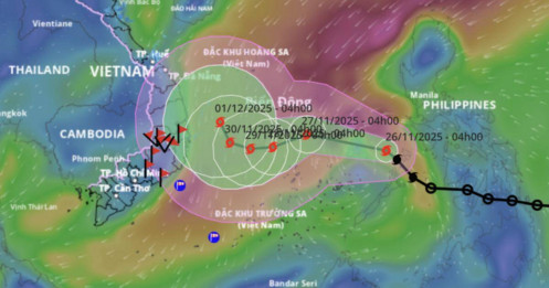 Khẩn: Bão Koto vào Biển Đông trở thành bão số 15, khả năng mạnh thêm 2 cấp ngay trong đêm