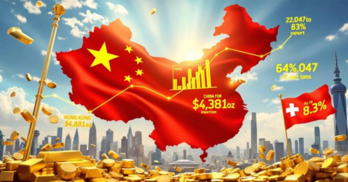 Nhập khẩu vàng Trung Quốc lao dốc: Dấu hiệu cho một chu kỳ tiêu thụ mới