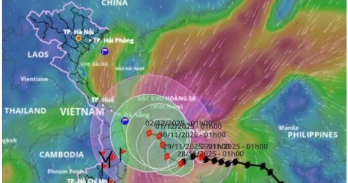 Cảnh báo khẩn: Bão Koto mạnh cấp 12, ven biển Đà Nẵng - Lâm Đồng có mưa