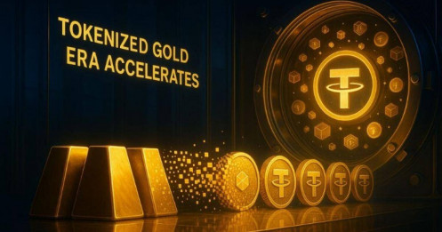 “Người khổng lồ” Tether tiếp sức, vàng hướng tới đỉnh lịch sử