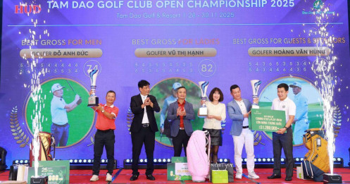 Hơn 700 golfer tranh tài ấn tượng và cảm xúc tại giải Tam Dao Golf Club Open Championship 2025