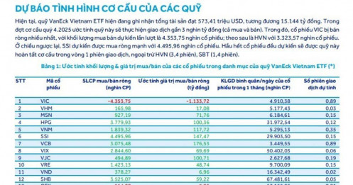 Quỹ ngoại sẽ bán ra hơn 1.100 tỷ đồng một cổ phiếu của tỷ phú Phạm Nhật Vượng
