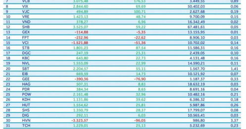 Cổ phiếu VIC bị cá mập bán tháo