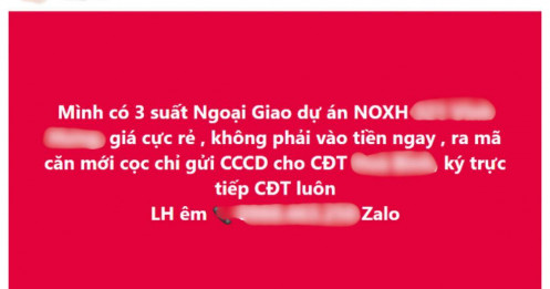 Công an Hà Nội phát cảnh báo khẩn: Lừa đảo “suất ngoại giao”, “suất nội bộ” NƠXH lan rộng
