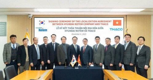 THACO hợp tác với Hyundai sản xuất tàu điện và tàu cao tốc tại Việt Nam