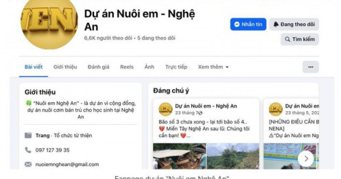Người phụ trách dự án Nuôi em Nghệ An "mất liên lạc", luật sư nói về dấu hiệu vi phạm