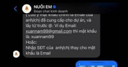 Bất ngờ phát hiện: Nhiều mạnh thường quân chuyển tiền “Nuôi em” chung… một mã