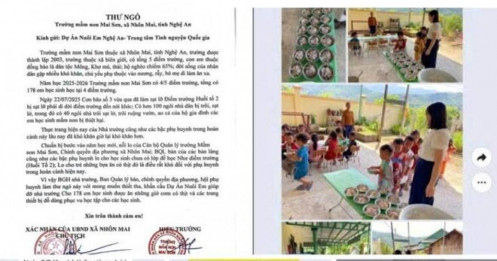 “Nuôi em ở Nghệ An” bị tố mập mờ tài chính, công an tiếp nhận đơn xác minh