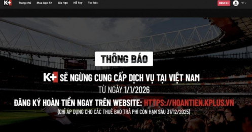 Truyền hình K+ dừng phát sóng sau 16 năm