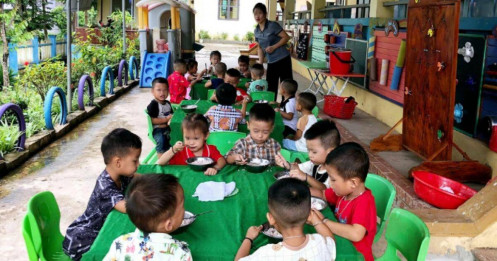 Dự án “Nuôi em Nghệ An” chậm thanh toán tiền ăn, trường mầm non họp khẩn vì lo mất trắng