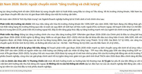 Lộ diện những nhóm ngành ‘hưởng lợi lớn nhất’ năm 2026