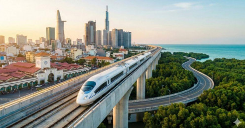 Vingroup lập kỳ tích: Khởi công đường sắt cao tốc chưa đầy một năm, vượt xa tốc độ thế giới