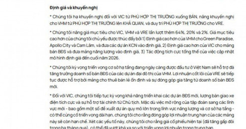 Cổ phiếu họ Vin tăng sốc, Vietcap lại đưa nhận định khiến giới đầu tư “đứng hình”