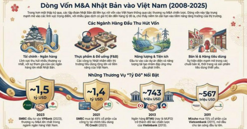 Sóng thần M&A Nhật Bản: gần 2 thập kỷ rót hàng tỷ USD, doanh nghiệp Việt nào bị chi phối?
