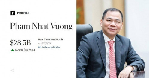 Soán ngôi tỷ phú Indonesia, ông Phạm Nhật Vượng thành người giàu thứ 2 Đông Nam Á
