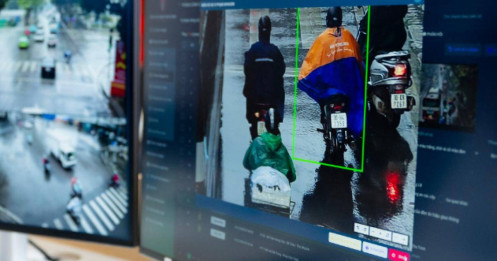 Cú zoom ‘thần sầu’ của camera AI ở Hà Nội: Bắt trọn từng chiếc xe giữa biển người giờ cao điểm