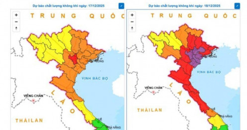 Miền Bắc ô nhiễm không khí trở lại