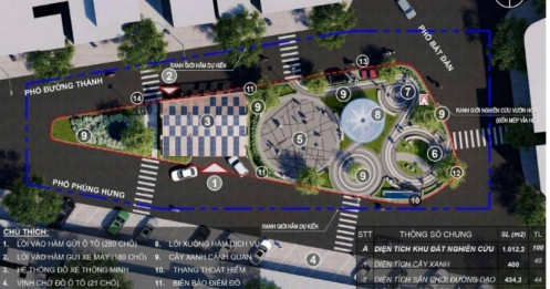 Phố cổ Hà Nội chuẩn bị có bãi đỗ xe ngầm 2 tầng đầu tiên