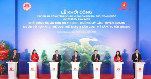 Vingroup khởi công “siêu quần thể” đô thị nghỉ dưỡng – sân golf 650ha tại Tuyên Quang