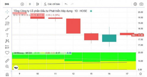 Giá giảm sâu, loạt CTCK 'ồ ạt' bán giải chấp cổ phiếu DIG?