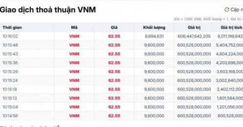 Ai đang sang tay hơn 6.000 tỷ đồng cổ phiếu Vinamilk?