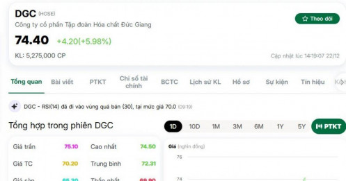 DGC hồi sinh nhờ dòng tiền bắt đáy: Thị trường thử lòng tin