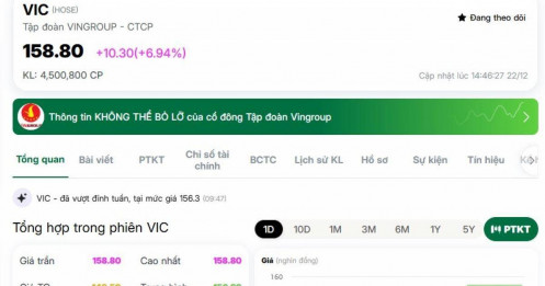 6 tiếng thần tốc, Chủ tịch Vingroup “bỏ túi” 1,7 tỷ USD nhờ cổ phiếu VIC