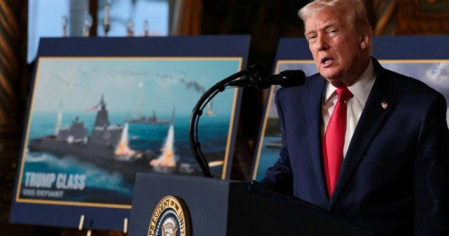Mỹ công bố tàu chiến lớp Trump