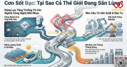 Cơn sốt bạc: Tại sao cả thể giới đang săn lùng bạc?