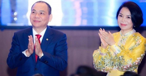 Vợ chồng tỷ phú Phạm Nhật Vượng chính thức trở thành 2 người giàu nhất và nhì TTCK Việt Nam, bỏ xa những người còn lại