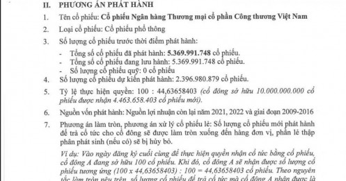 Vietinbank (CTG) hoàn tất tăng vốn điều lệ lên hơn 77.600 tỷ, vươn lên Top 4 toàn ngành