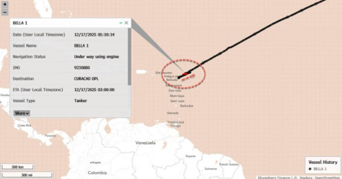 Caribe Nóng Lại: Mỹ Phong Tỏa Dầu Venezuela Phát Tín Hiệu Leo Thang Địa Chính Trị Toàn Cầu