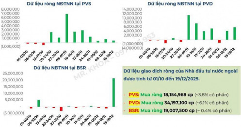 Cổ phiếu dầu khí vào sóng: GAS, PVD, PVS, BSR, LPX