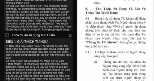 Các cách bảo mật thông tin trên Zalo sau khi bấm chấp thuận điều khoản mới