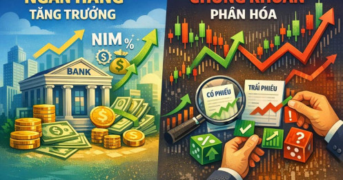 Ngân hàng duy trì đà tăng trưởng, chứng khoán phân hóa rõ nét lợi thế nghiêng về nhóm đầu ngành