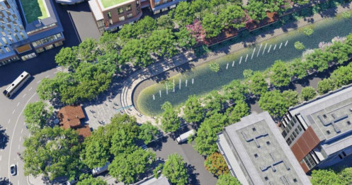 Xây dựng tuyến đường sắt trên cao dọc phía Đông sông Tô Lịch