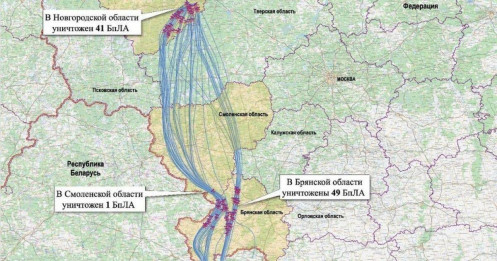 Nga công bố bản đồ Ukraine tấn công dinh thự Tổng thống Putin