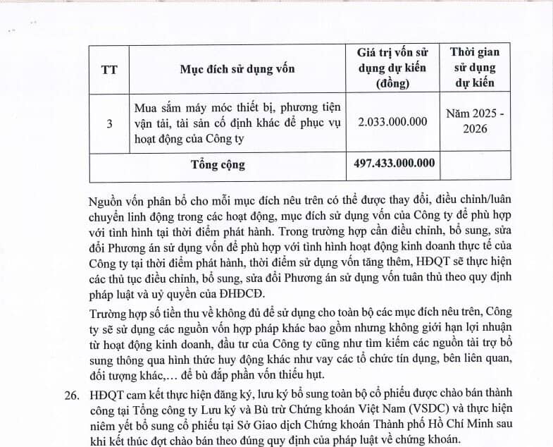 HHV chốt phương án chào bán gần 50 triệu cổ phiếu cho cổ đông