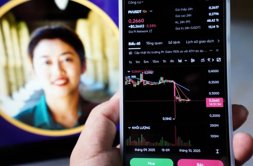 Nhà đồng sáng lập xuất hiện không 'cứu' nổi giá Pi Network