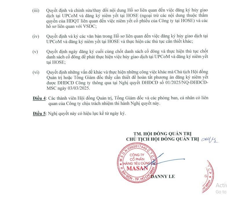MCH chuẩn bị lên HoSE, được ví như 'gà đẻ trứng vàng' với tỷ lệ trả cổ tức siêu khủng