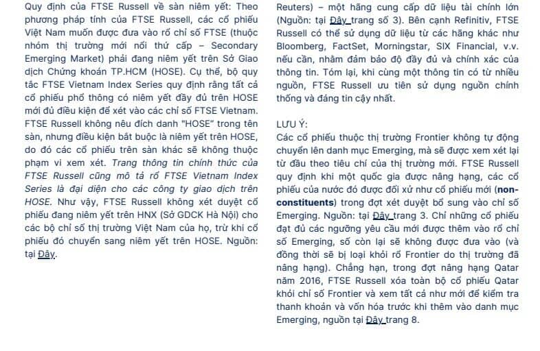 FTSE dùng cơ chế nâng hạng 'chưa từng có tiền lệ' đối với Việt Nam, hé lộ thời điểm tiền ngoại nhập cuộc