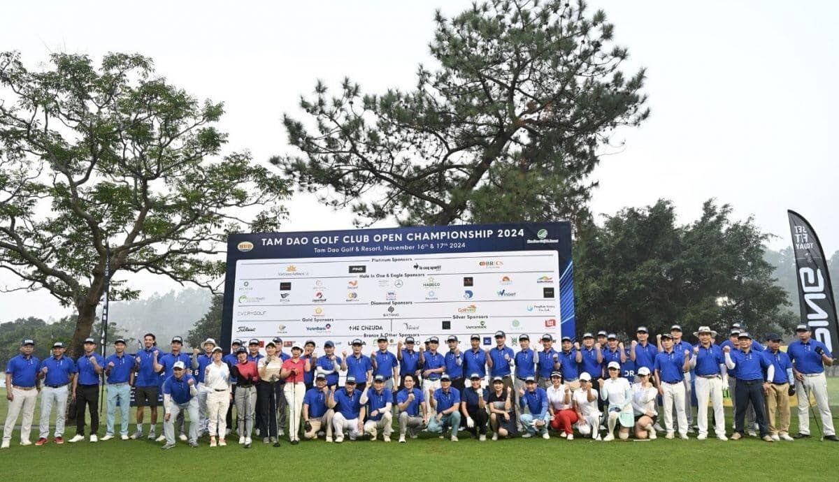 Sắp khởi tranh giải vô địch CLB Sân Golf Tam Đảo Mở rộng 2025