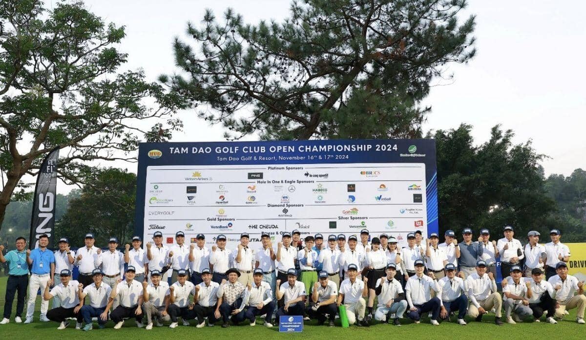 Sắp khởi tranh giải vô địch CLB Sân Golf Tam Đảo Mở rộng 2025