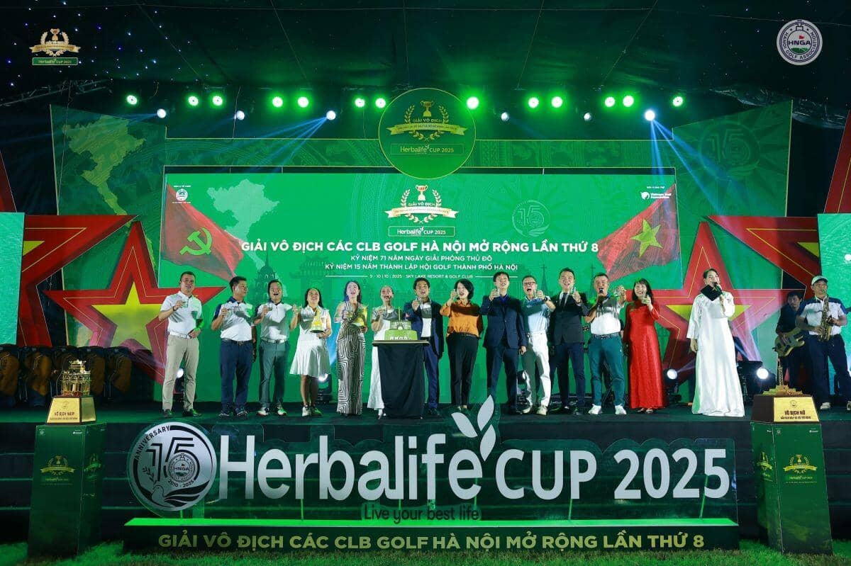 Giải Vô địch các CLB Golf Hà Nội Mở rộng - Herbalife Cup 2025: CLB G81 và CLB Villa Golf Club đăng quang