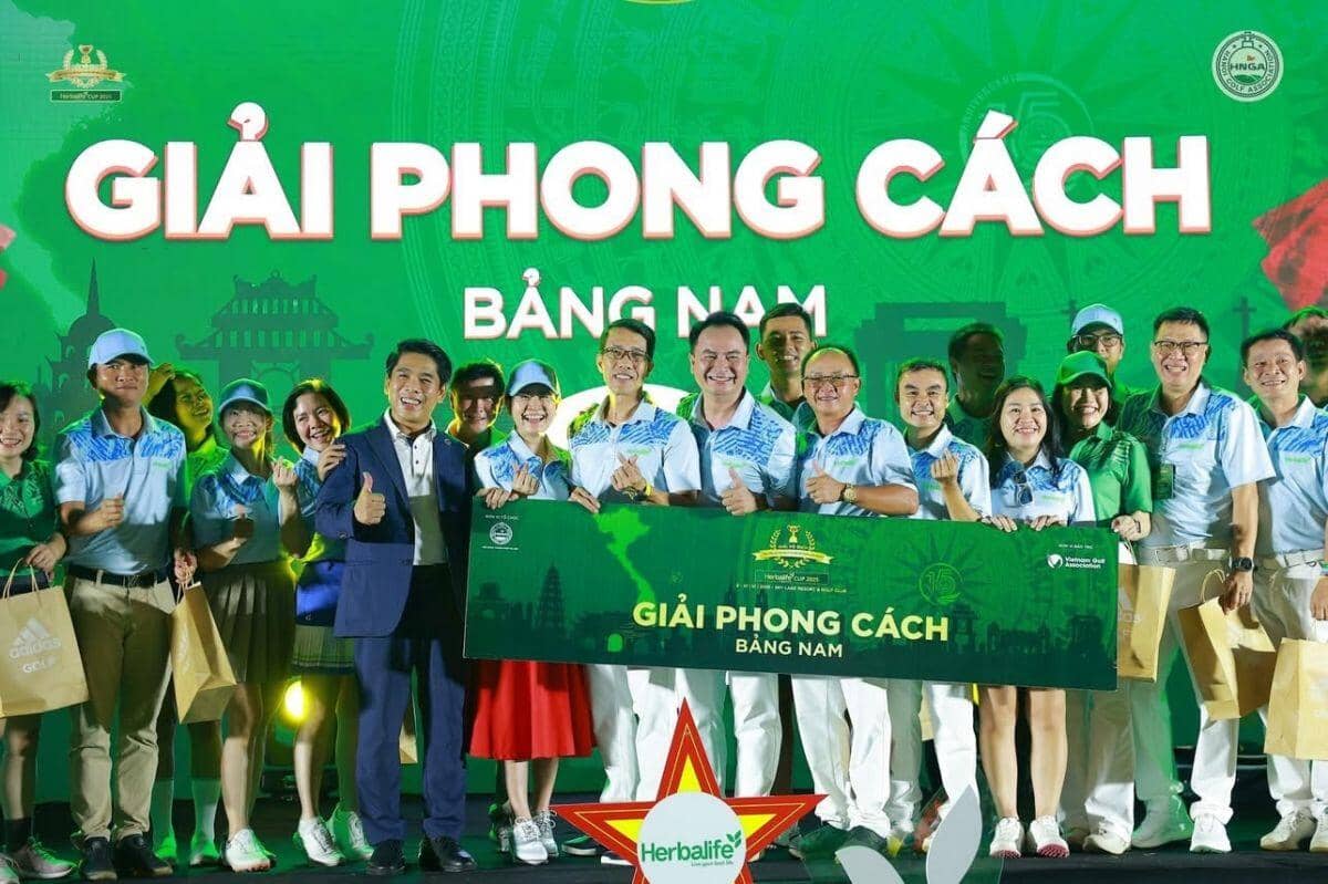 Giải Vô địch các CLB Golf Hà Nội Mở rộng - Herbalife Cup 2025: CLB G81 và CLB Villa Golf Club đăng quang