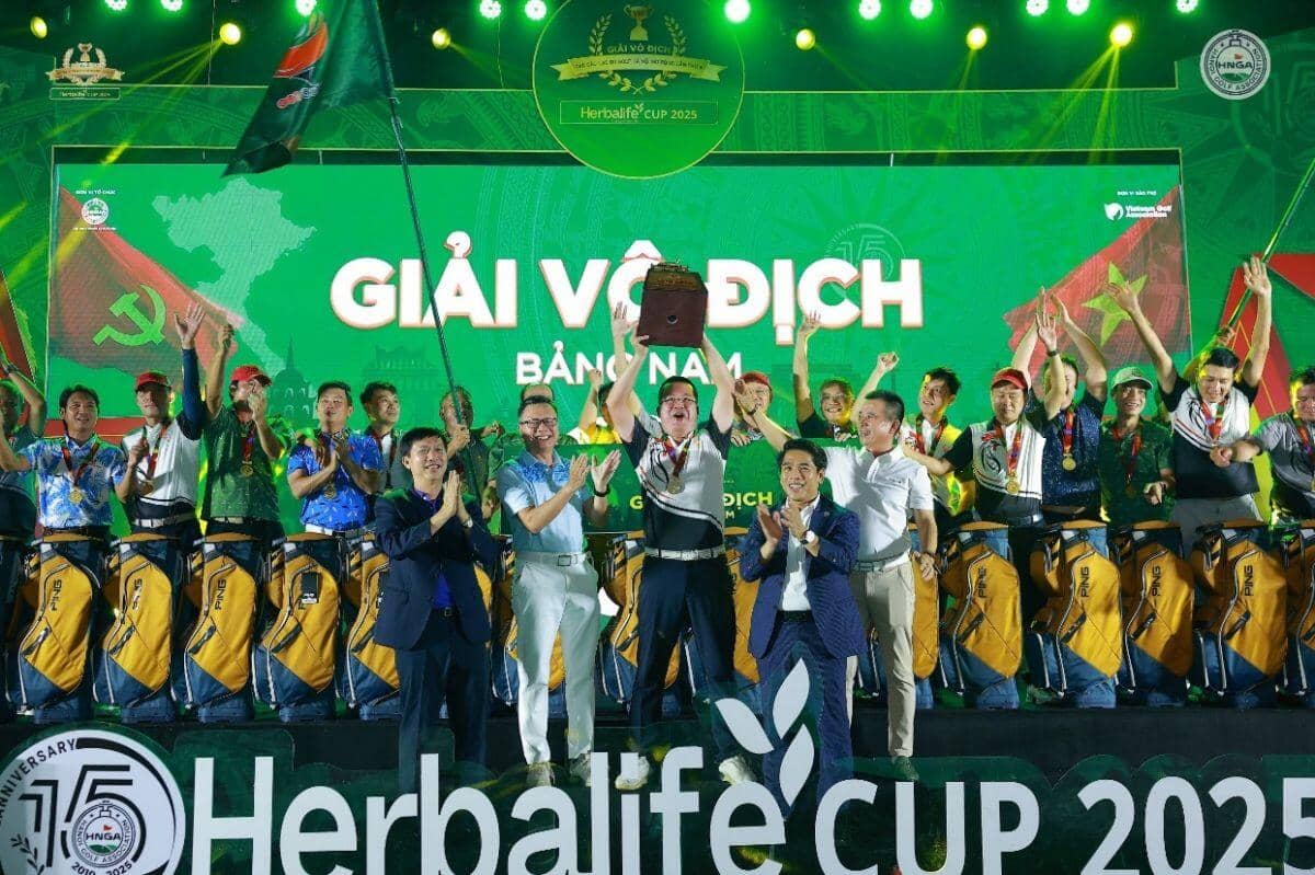 Giải Vô địch các CLB Golf Hà Nội Mở rộng - Herbalife Cup 2025: CLB G81 và CLB Villa Golf Club đăng quang
