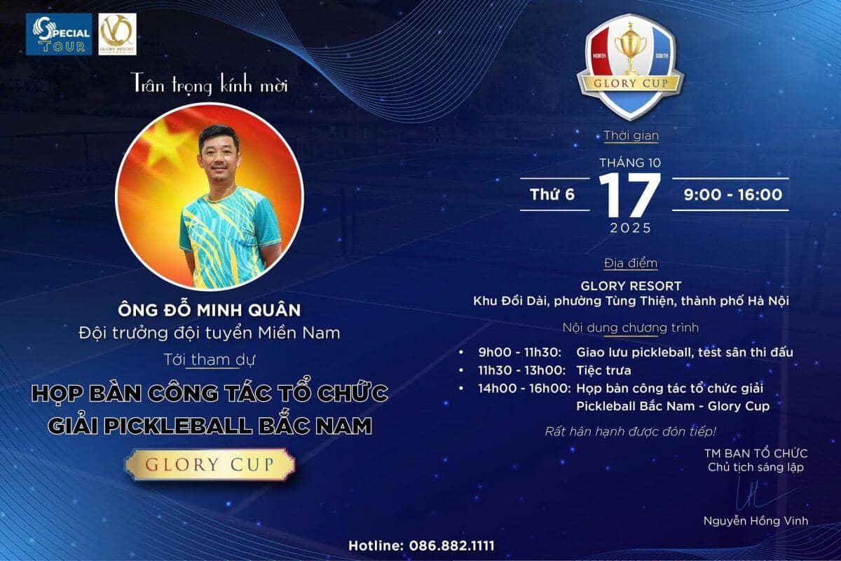Sắp khởi tranh giải Pickleball đồng đội Bắc - Nam 2026, quy tụ 40 Pick thủ hàng đầu Việt Nam