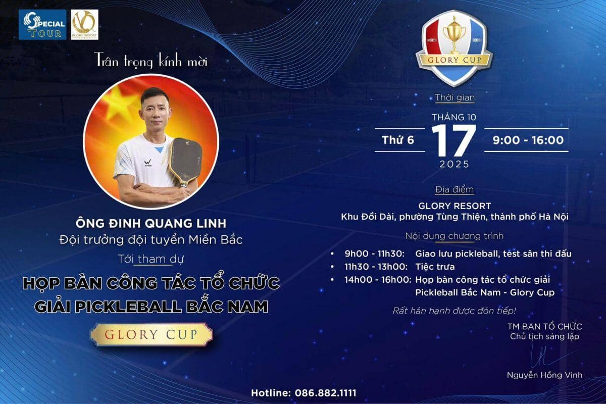 Sắp khởi tranh giải Pickleball đồng đội Bắc - Nam 2026, quy tụ 40 Pick thủ hàng đầu Việt Nam